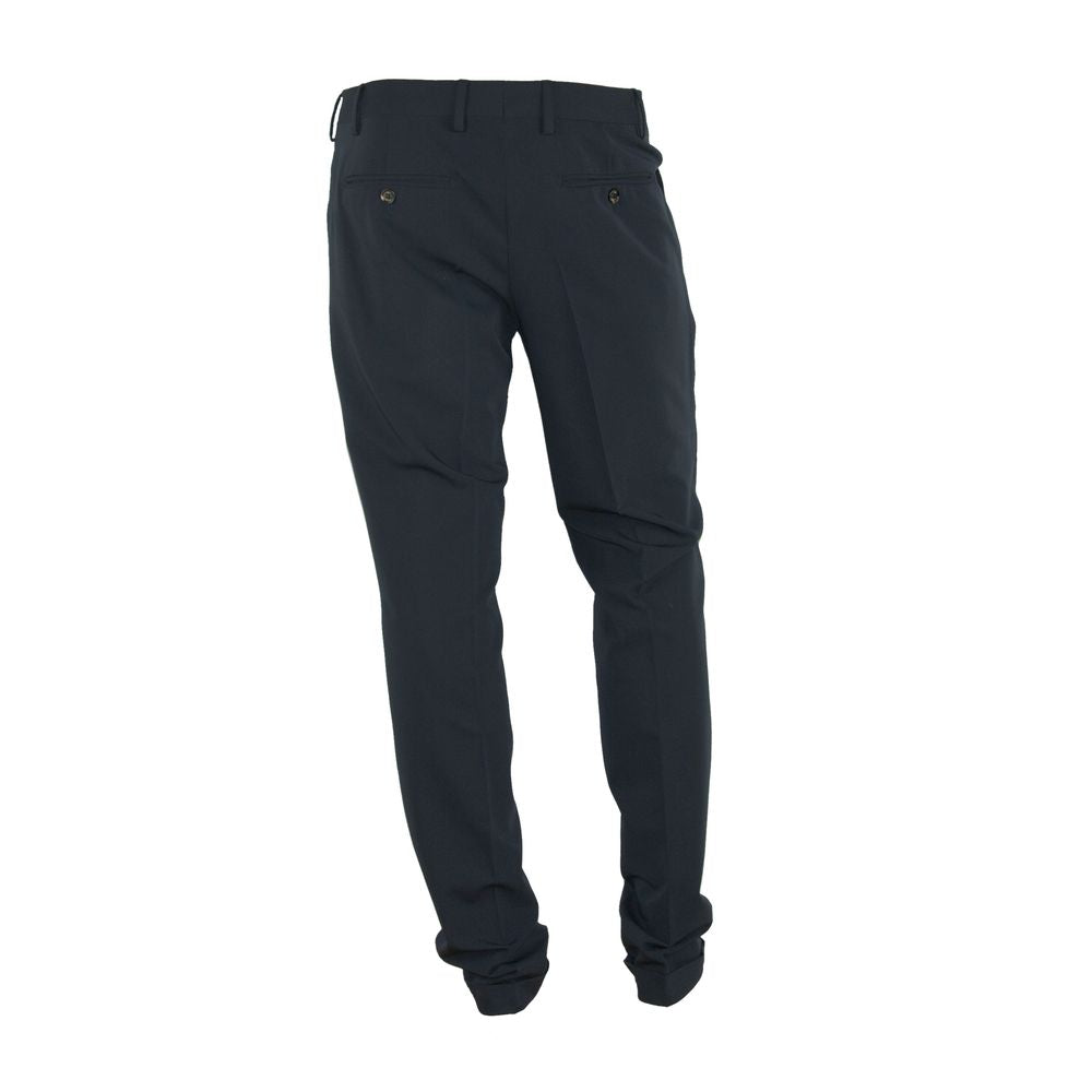 Elegant Black Trousers for the Modern Man - GlamHub Luxury and Icon Brand Clothing