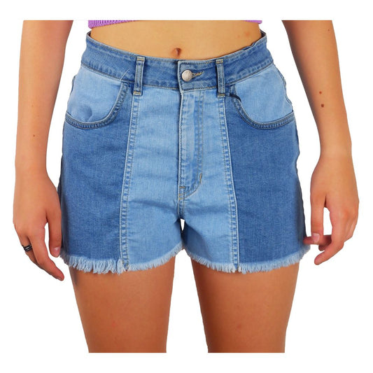 Chic Raw Hem Denim Shorts - GlamHub Luxury and Icon Brand Clothing