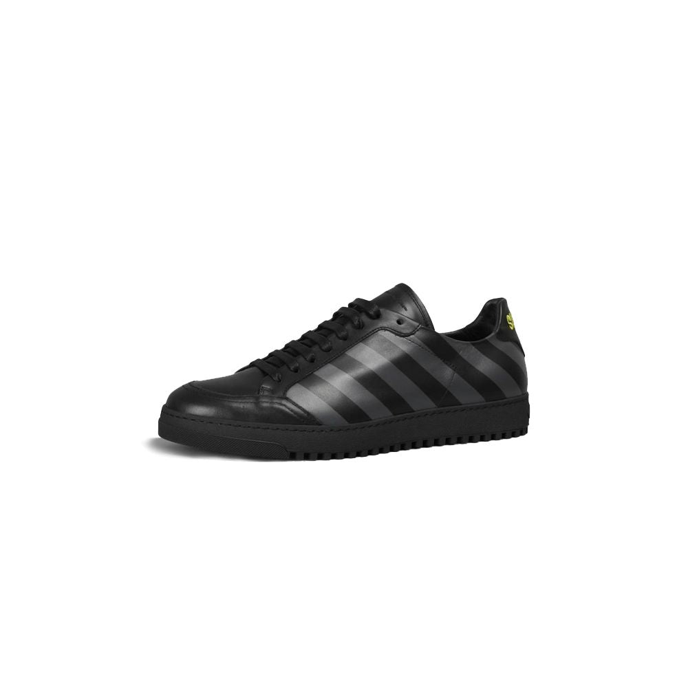 Black Calfskin Women Sneaker - GLAMHUB BOUTIQUE 