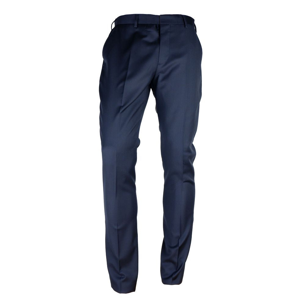 Elegant Milano Wool Blend Men's Trousers - GlamHub Luxury and Icon Brand Clothing