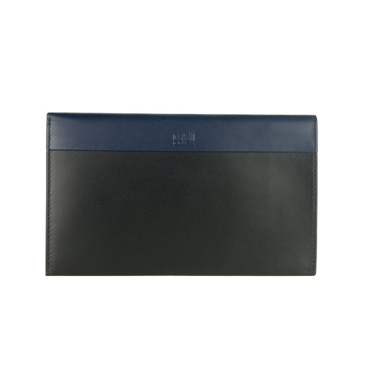 Blue Calfskin Men Wallet - GlamHub Luxury and Icon Brand Clothing