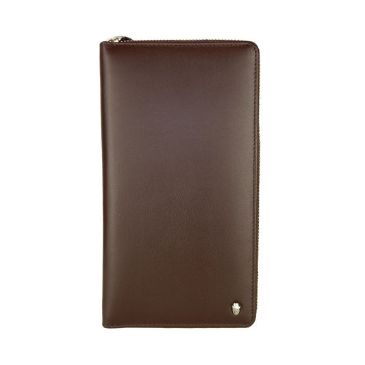 Sophisticated Brown Leather Wallet - GlamHub Luxury and Icon Brand Clothing