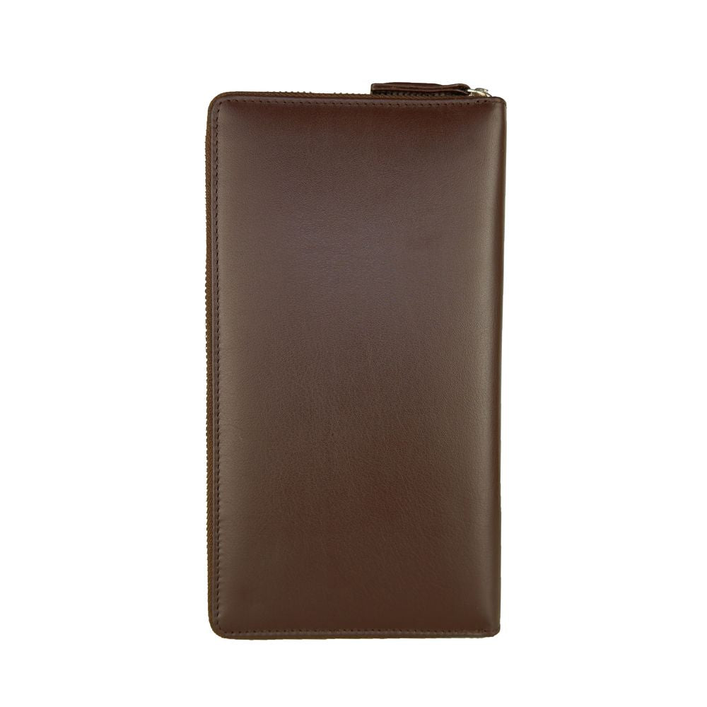 Sophisticated Brown Leather Wallet - GlamHub Luxury and Icon Brand Clothing