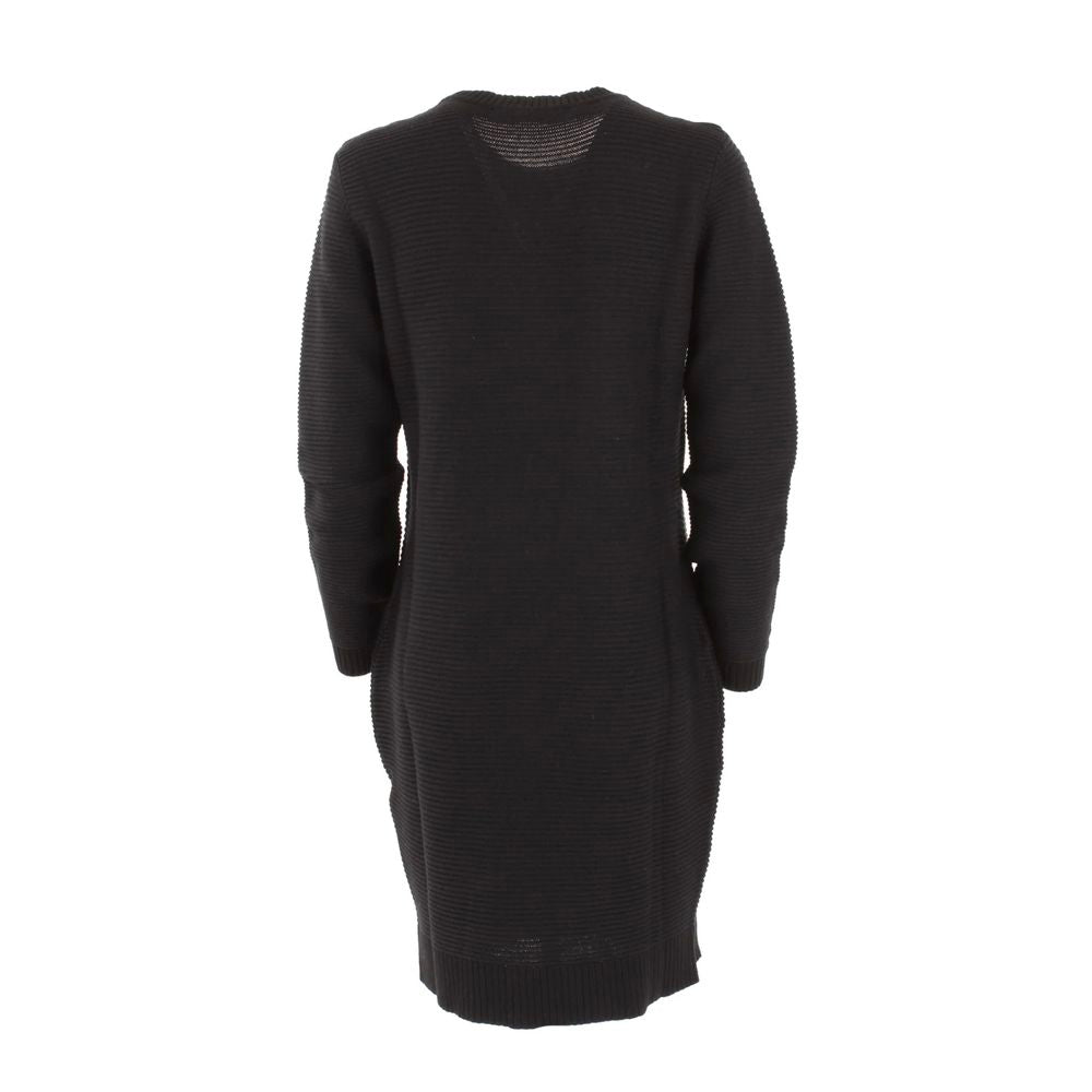 Chic Heart Pattern Knit Wool-Blend Dress - GlamHub Luxury and Icon Brand Clothing