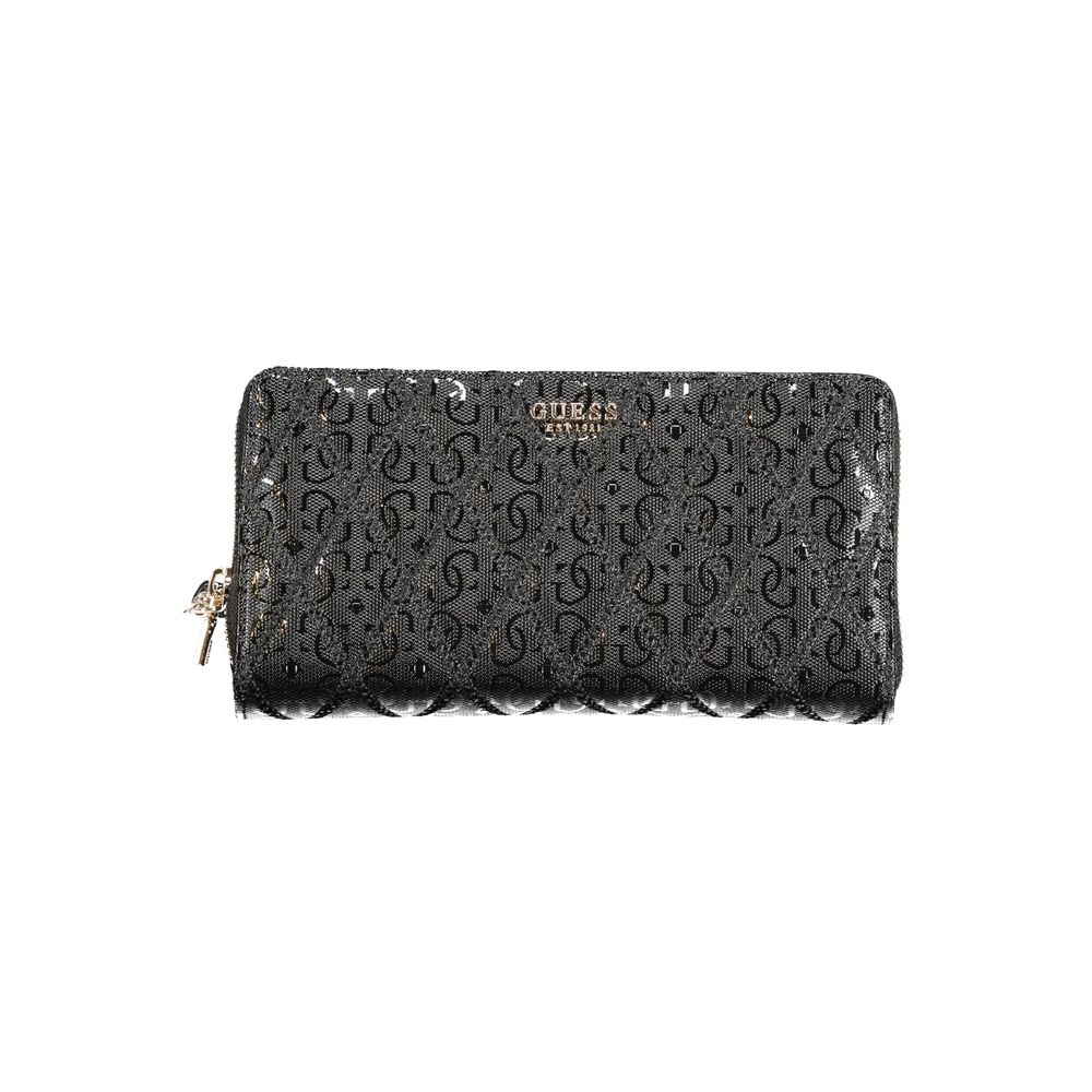 Black Polyethylene Wallet - GLAMHUB BOUTIQUE 