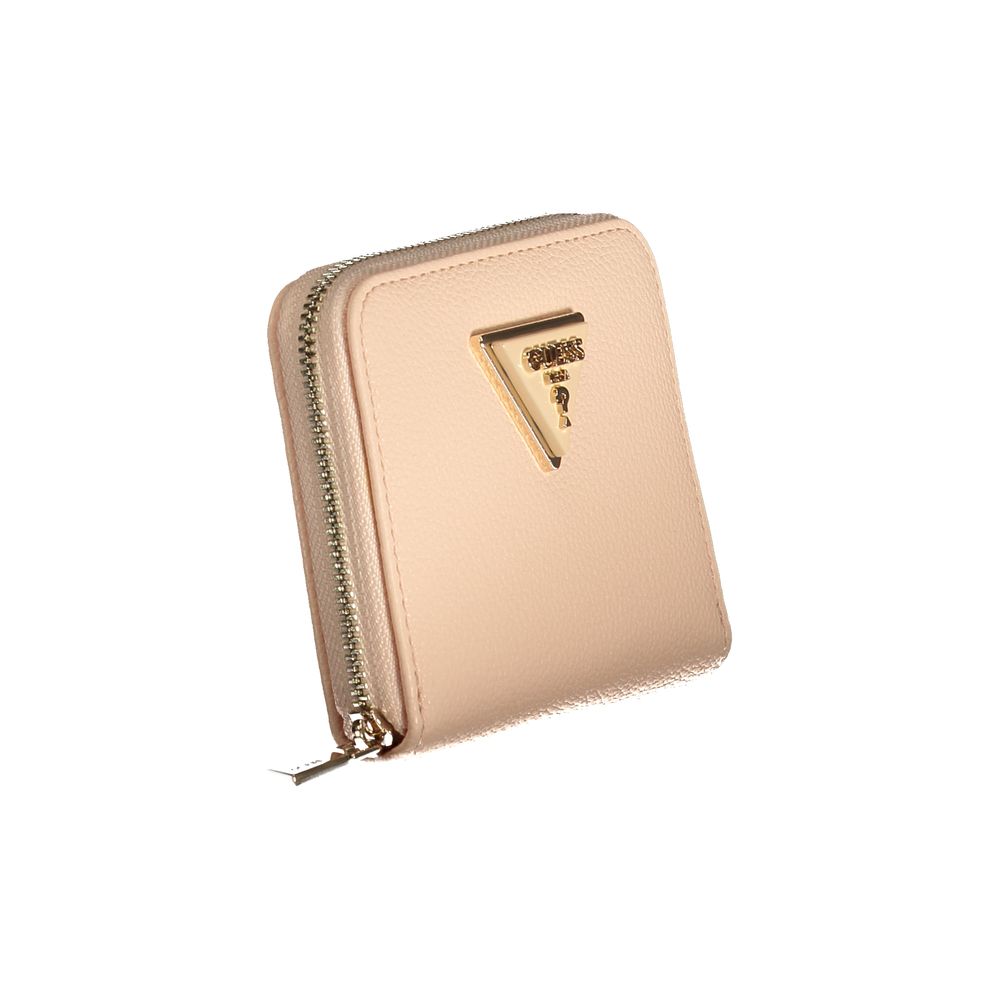 Pink Polyethylene Wallet - GLAMHUB BOUTIQUE 