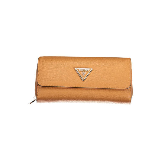 Beige Polyethylene Wallet - GLAMHUB BOUTIQUE 