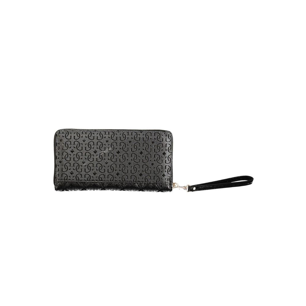 Black Polyethylene Wallet - GLAMHUB BOUTIQUE 