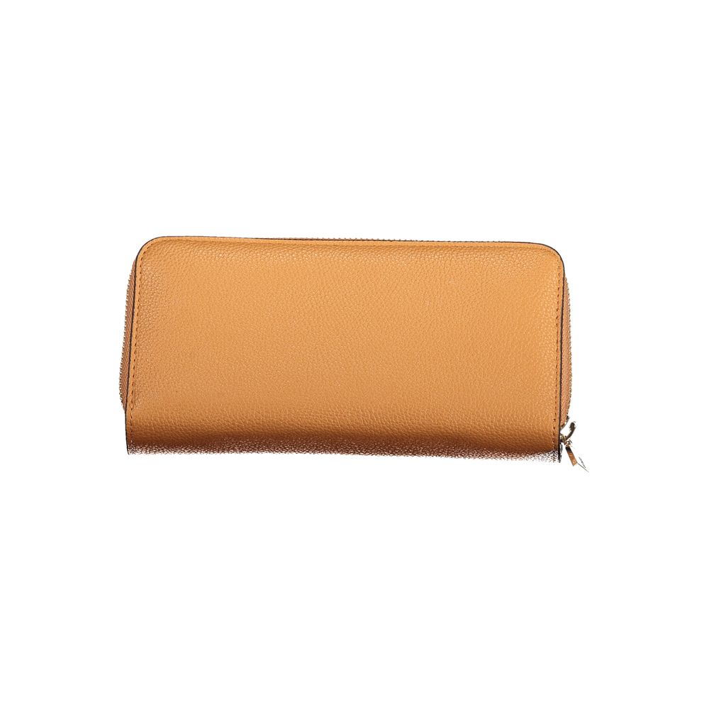 Beige Polyethylene Wallet - GLAMHUB BOUTIQUE 