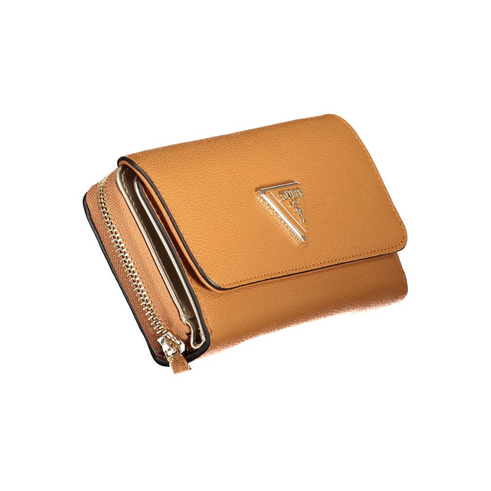 Beige Polyethylene Wallet - GLAMHUB BOUTIQUE 