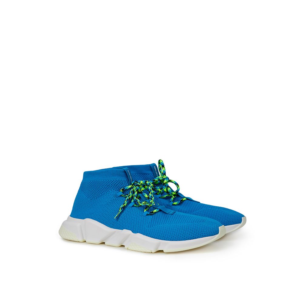 Exquisite Blue Cotton Sneakers for Men - GLAMHUB BOUTIQUE 