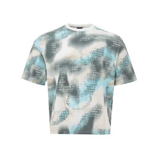 Chic Multicolor Cotton Tee for Men - GLAMHUB BOUTIQUE 