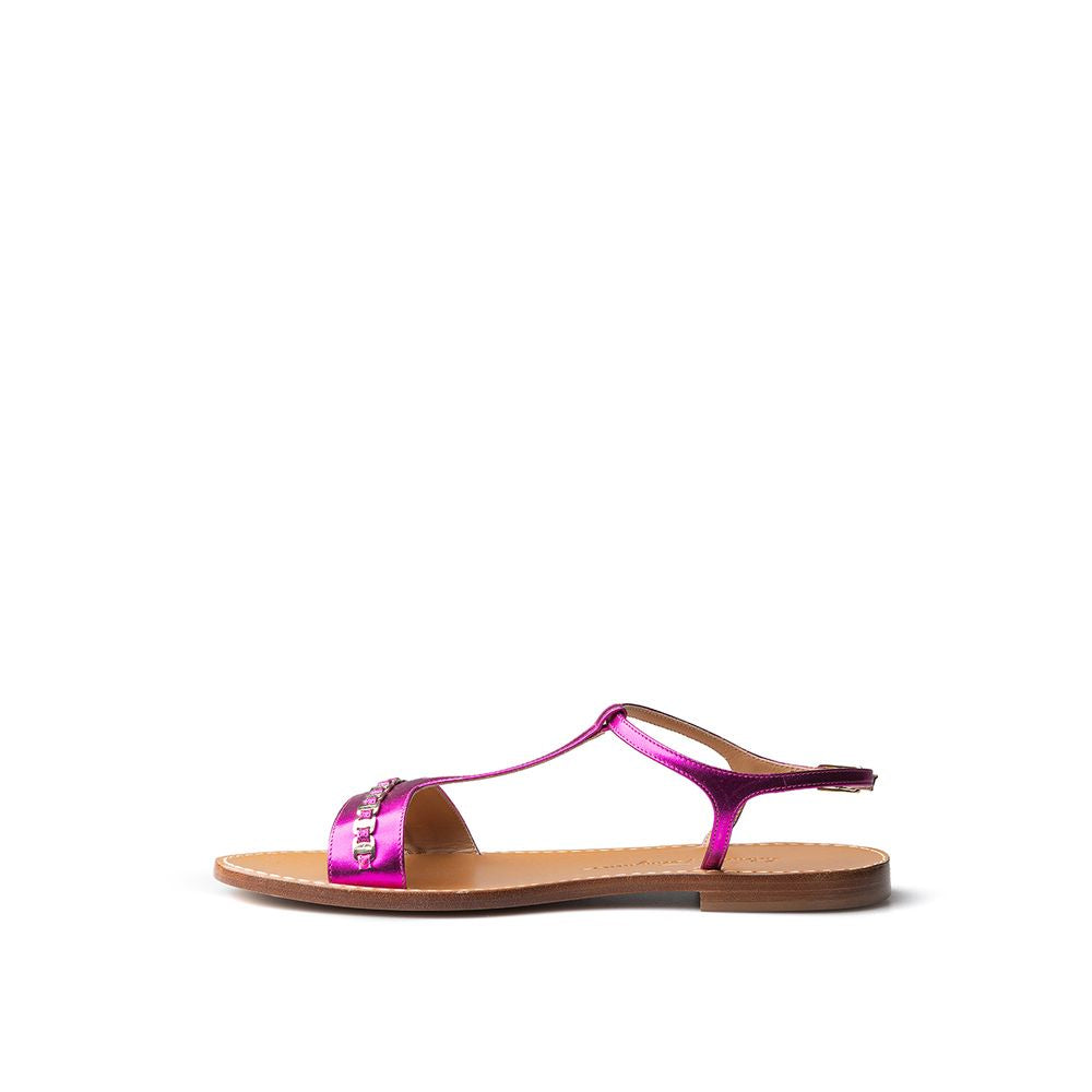 Elegant Purple Summer Sandals - GlamHub Luxury and Icon Brand Clothing