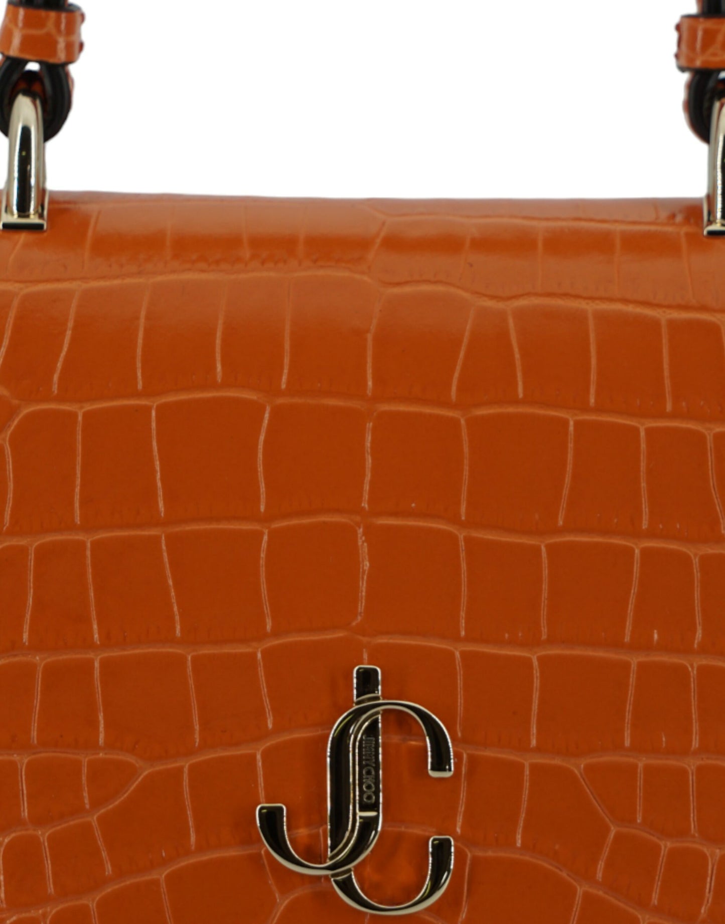 Orange Leather Top Handle and Shoulder Bag - GLAMHUB BOUTIQUE 