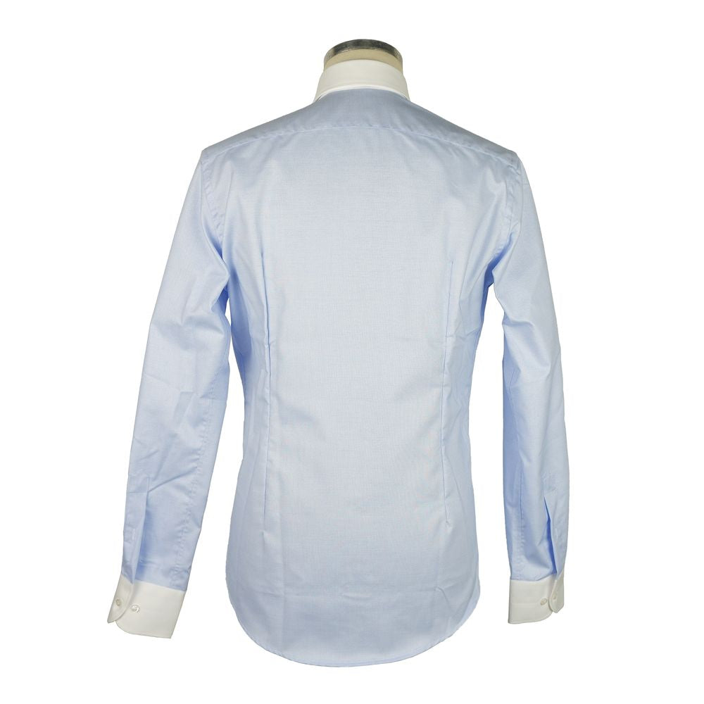 Milano Contrast Collar Gentleman's Shirt - GlamHub Luxury and Icon Brand Clothing