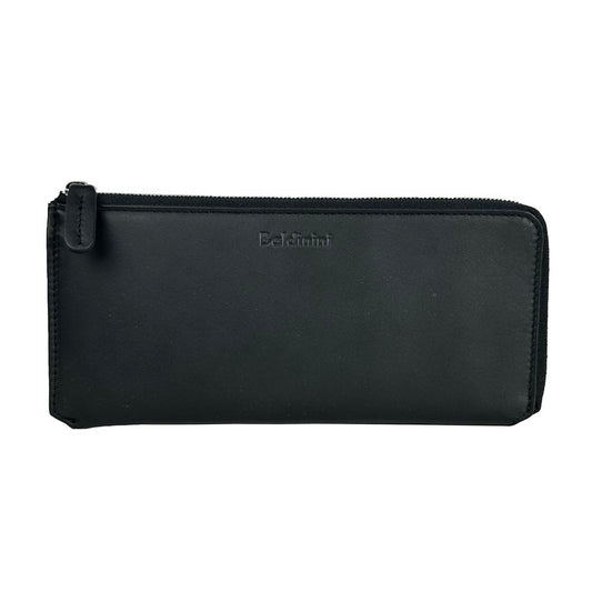 Elegant Black Leather Travel Organizer - GlamHub Luxury and Icon Brand Clothing