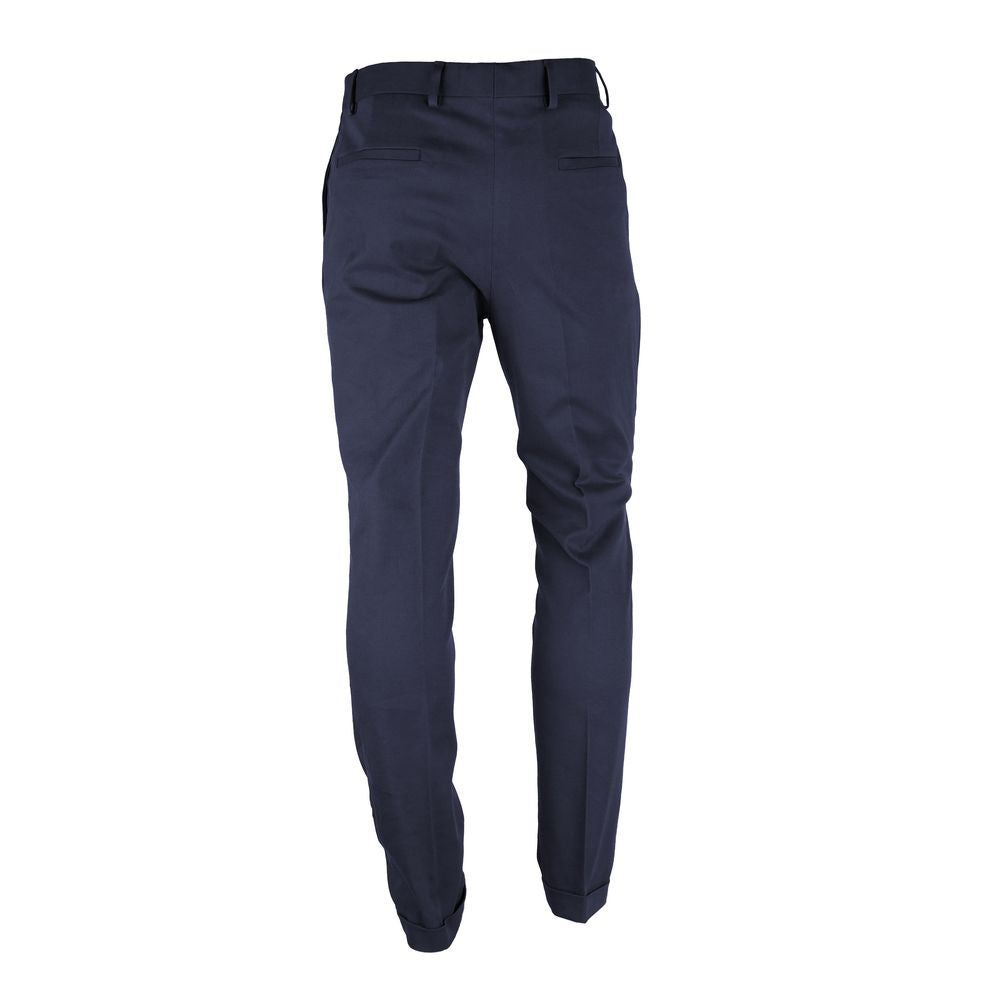 Elegant Wool Blend Milano Men's Trousers - GlamHub Luxury and Icon Brand Clothing