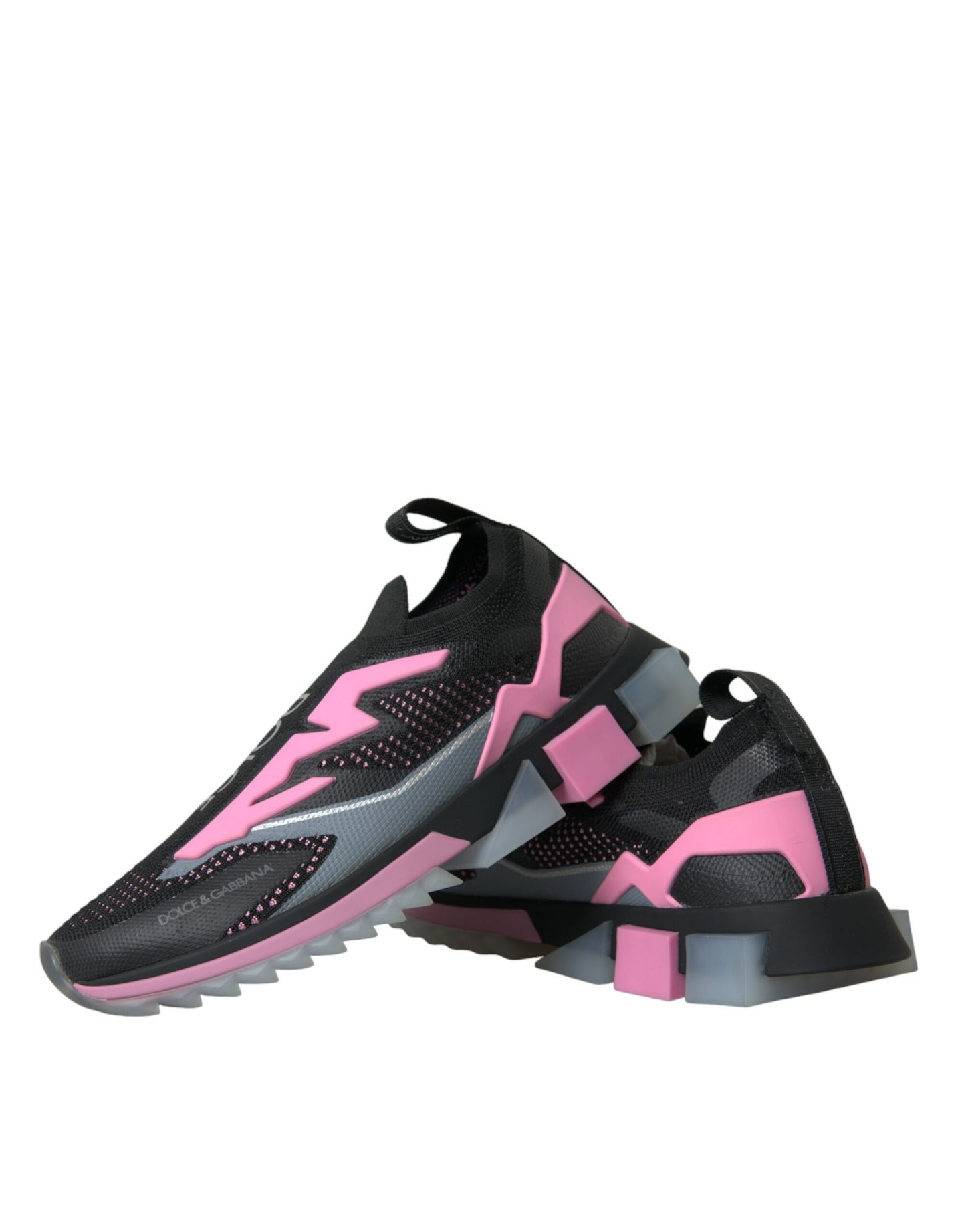 Black Pink Slip On Sorrento Sneakers Shoes