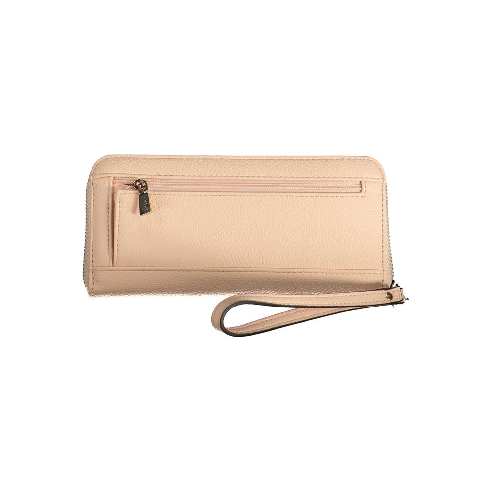 Pink Polyethylene Wallet - GLAMHUB BOUTIQUE 