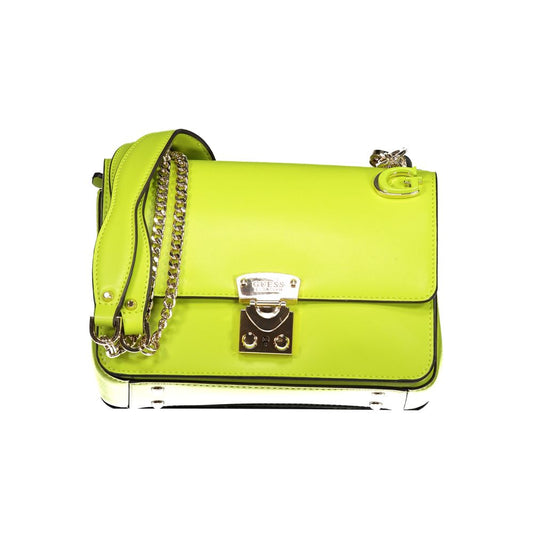 Green Polyethylene Handbag - GLAMHUB BOUTIQUE 