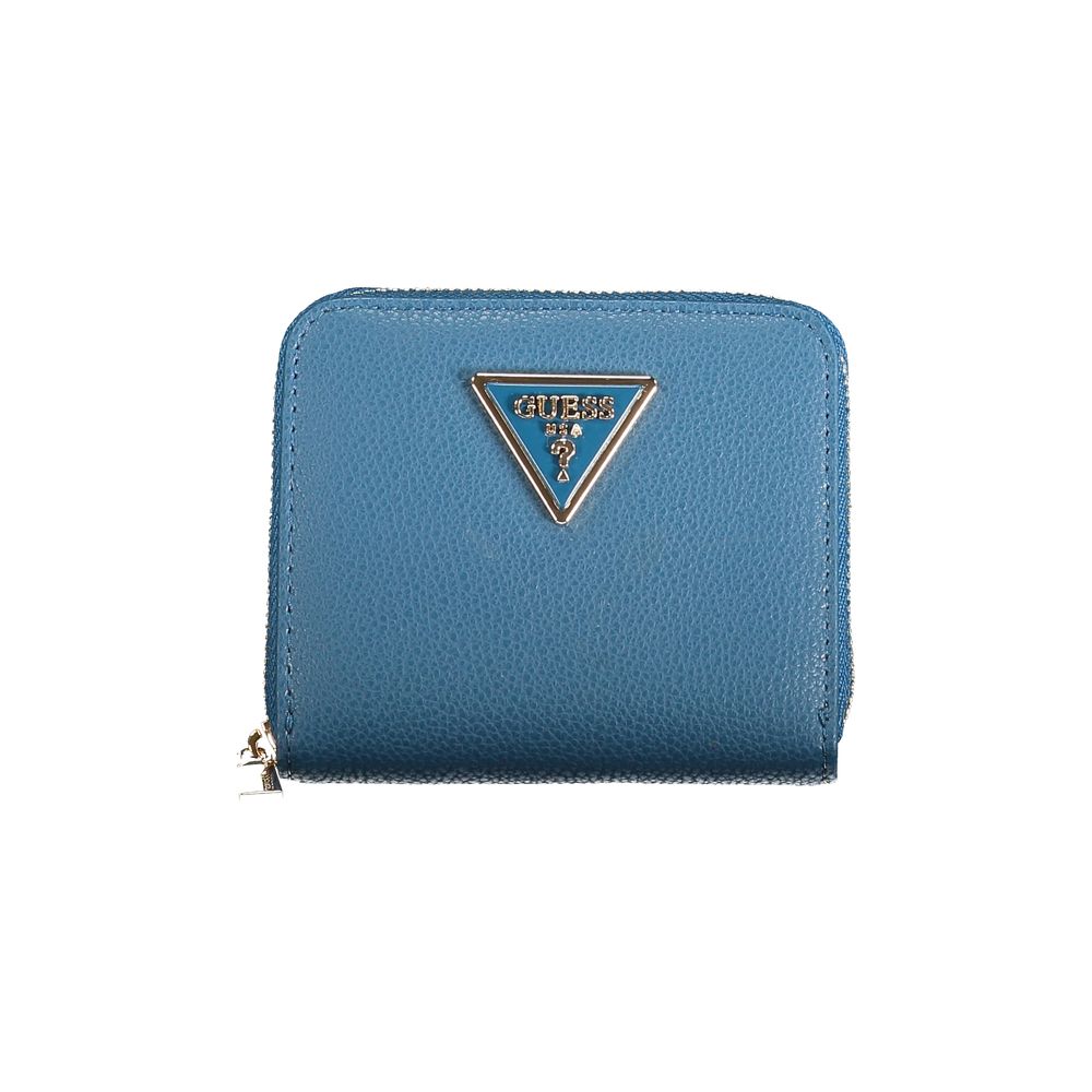 Blue Polyethylene Wallet - GLAMHUB BOUTIQUE 