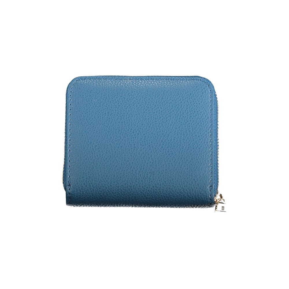 Blue Polyethylene Wallet - GLAMHUB BOUTIQUE 