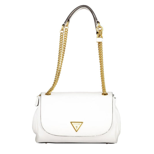 White Polyethylene Handbag - GLAMHUB BOUTIQUE 