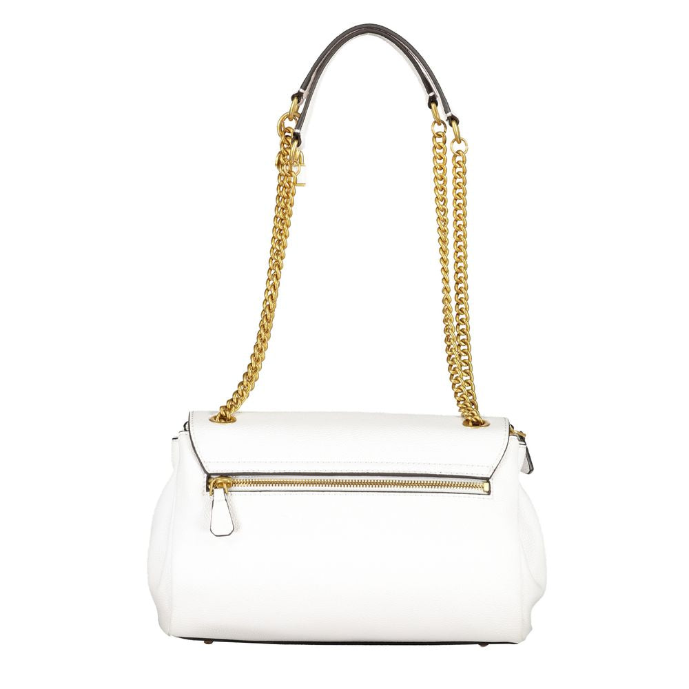 White Polyethylene Handbag - GLAMHUB BOUTIQUE 