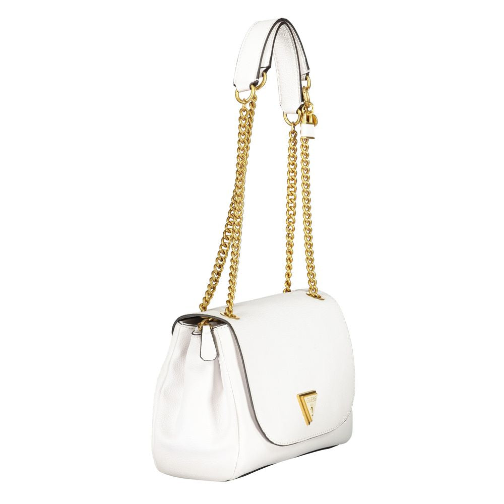 White Polyethylene Handbag - GLAMHUB BOUTIQUE 