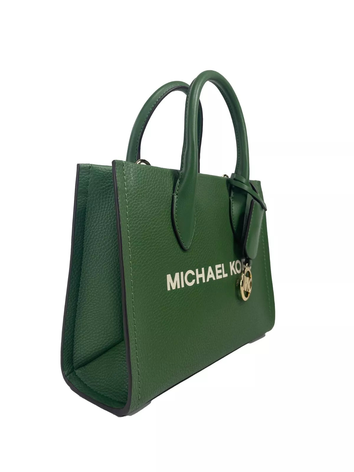 Mirella Small Leather Top Zip Shopper Tote Bag - GLAMHUB BOUTIQUE 