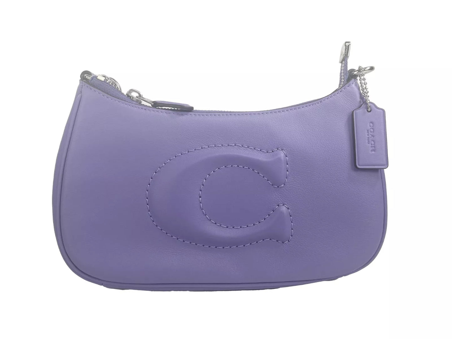 Teri Smooth Leather Crossbody Bag Purse Purple - GlamHub Luxury and Icon Brand Clothing