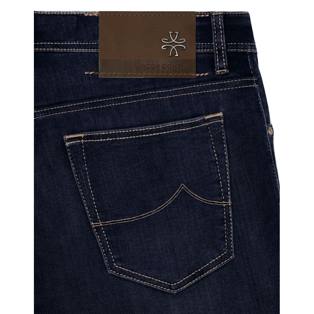 Blue Cotton Jeans & Pant - GlamHub Luxury and Icon Brand Clothing