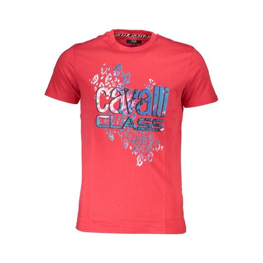 Red Cotton T-Shirt - GlamHub Luxury and Icon Brand Clothing