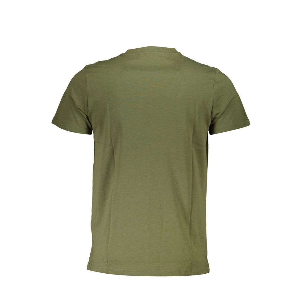 Green Cotton T-Shirt - GlamHub Luxury and Icon Brand Clothing