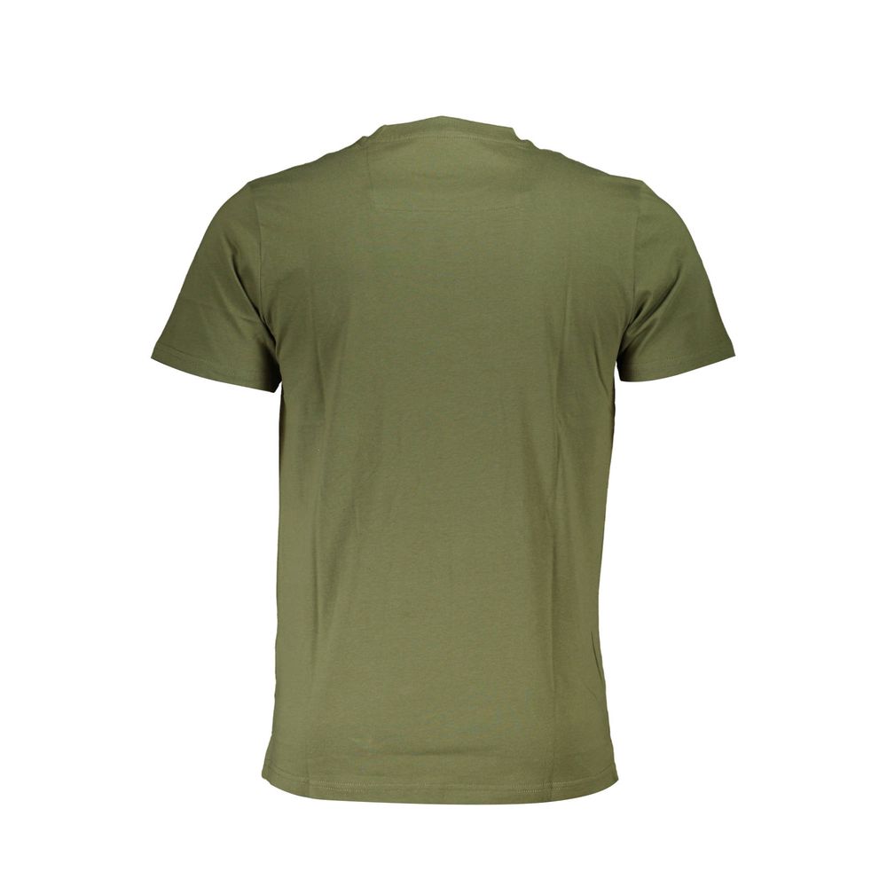 Green Cotton T-Shirt - GlamHub Luxury and Icon Brand Clothing