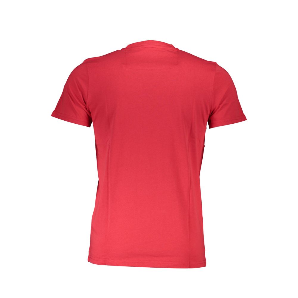 Red Cotton T-Shirt - GlamHub Luxury and Icon Brand Clothing