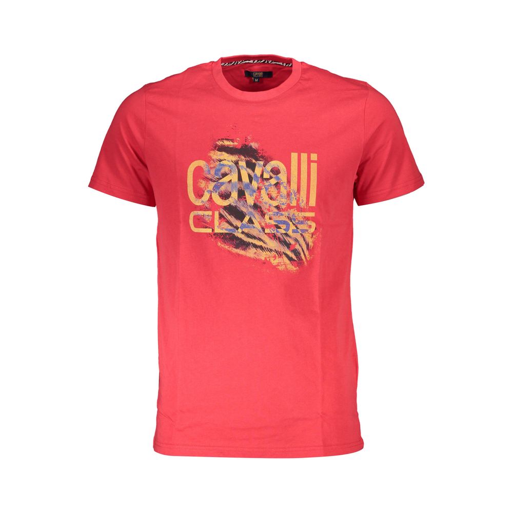 Red Cotton T-Shirt - GlamHub Luxury and Icon Brand Clothing