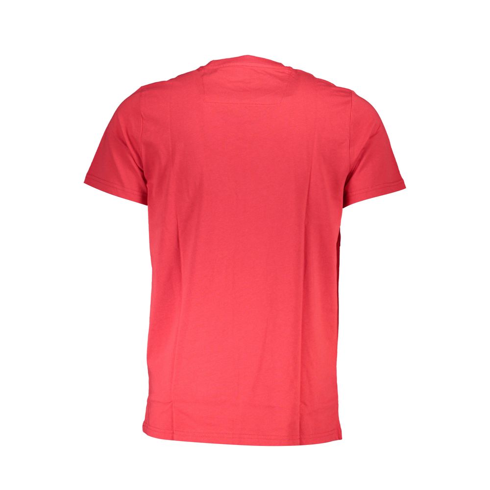 Red Cotton T-Shirt - GlamHub Luxury and Icon Brand Clothing