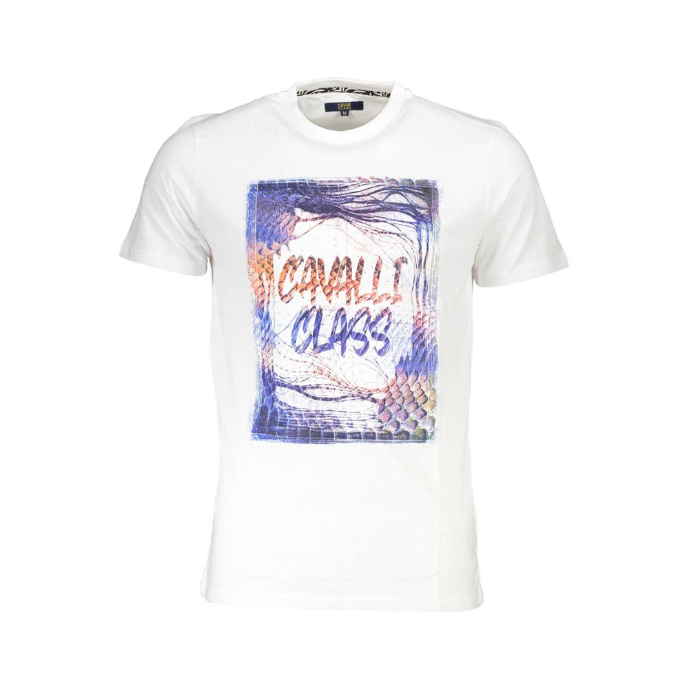 White Cotton T-Shirt - GlamHub Luxury and Icon Brand Clothing