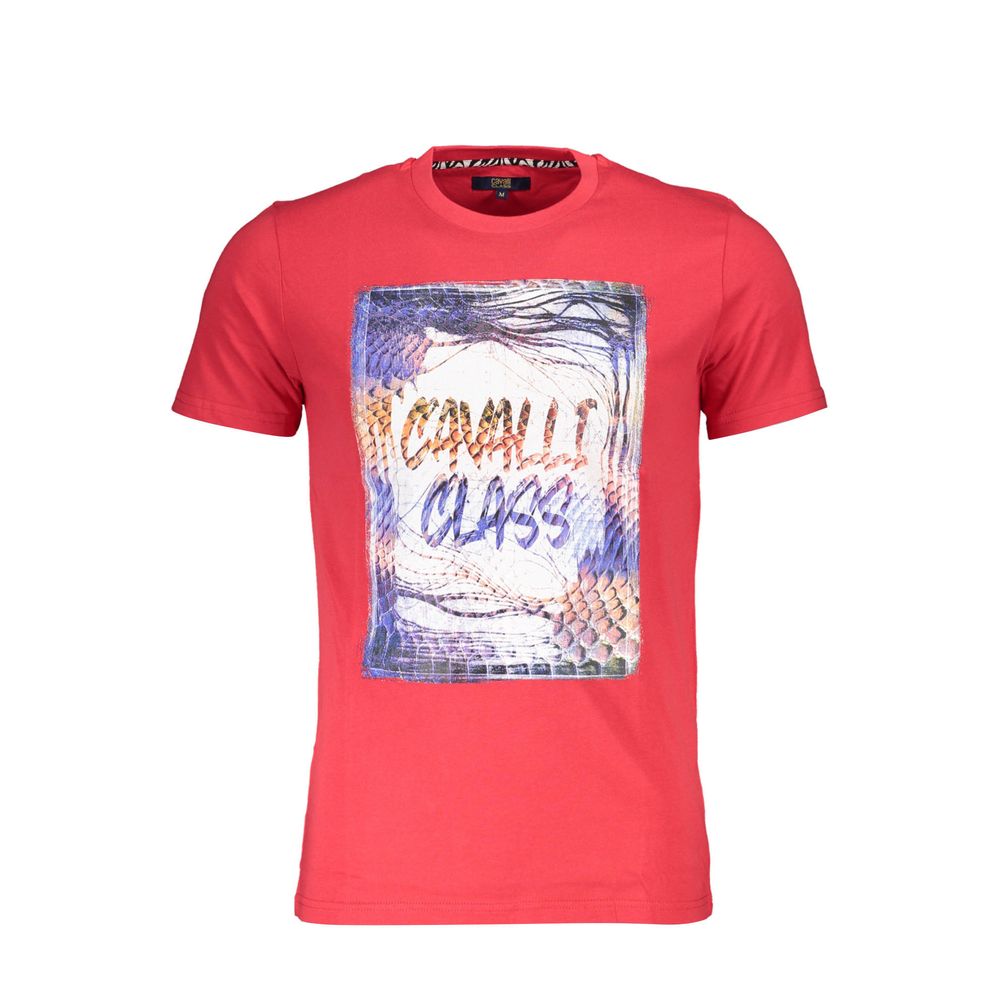 Red Cotton T-Shirt - GlamHub Luxury and Icon Brand Clothing