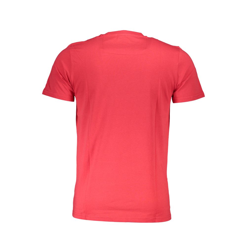 Red Cotton T-Shirt - GlamHub Luxury and Icon Brand Clothing