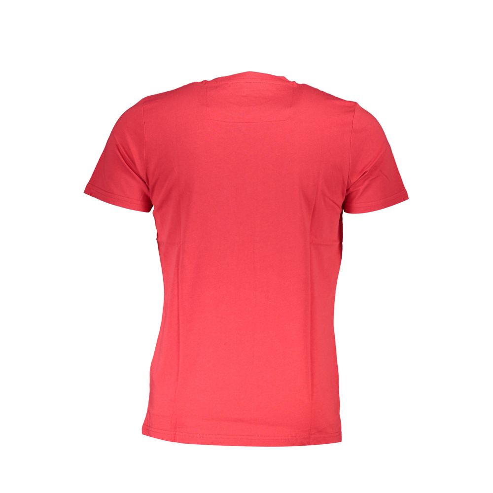 Red Cotton T-Shirt - GlamHub Luxury and Icon Brand Clothing