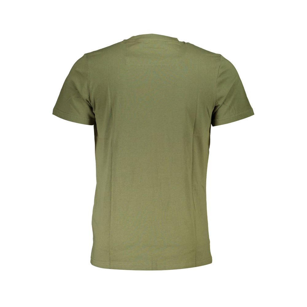 Green Cotton T-Shirt - GlamHub Luxury and Icon Brand Clothing