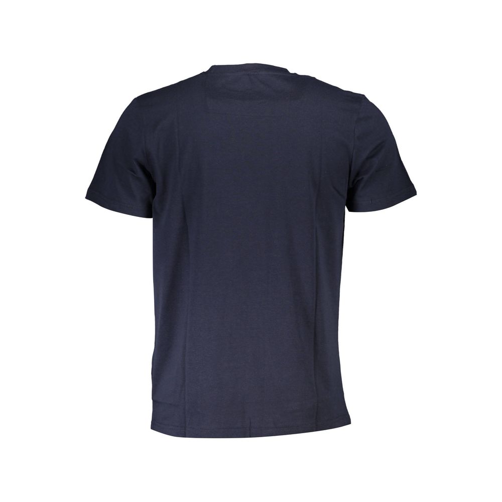 Blue Cotton T-Shirt - GlamHub Luxury and Icon Brand Clothing