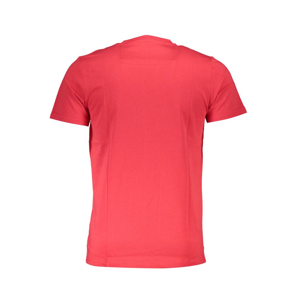 Red Cotton T-Shirt - GlamHub Luxury and Icon Brand Clothing