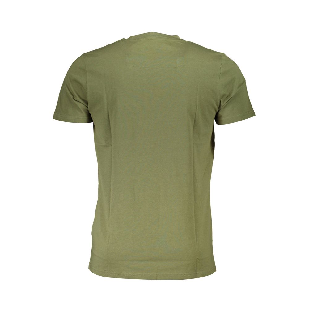 Green Cotton T-Shirt - GlamHub Luxury and Icon Brand Clothing