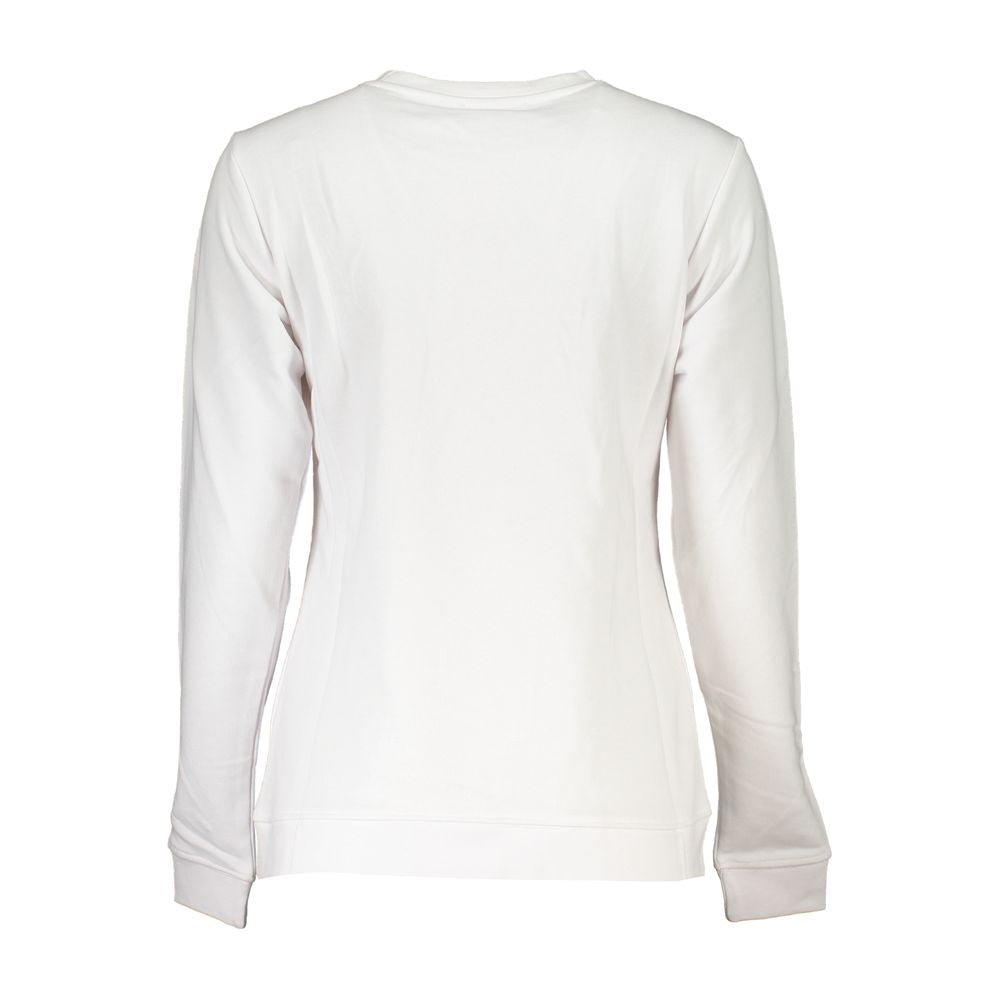 White Cotton Sweater - GlamHub Luxury and Icon Brand Clothing