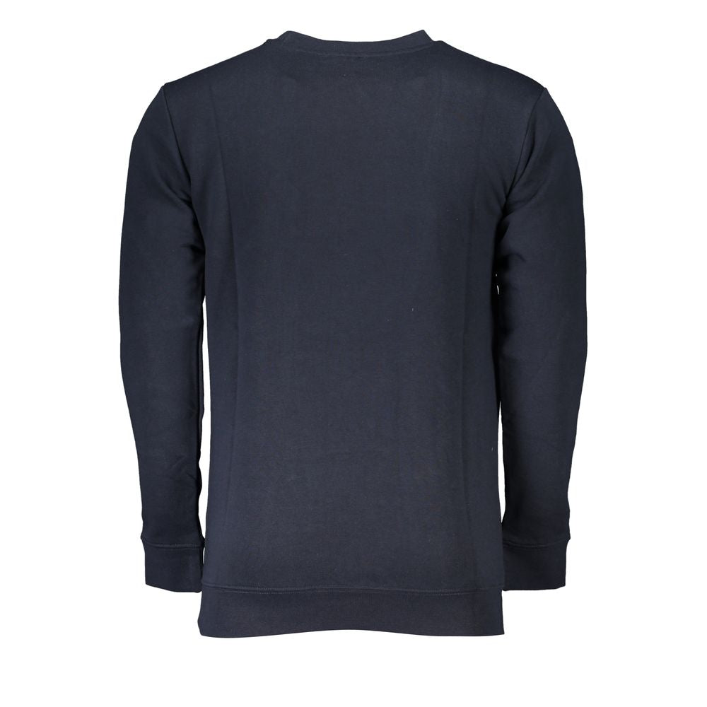 Blue Cotton Sweater - GlamHub Luxury and Icon Brand Clothing