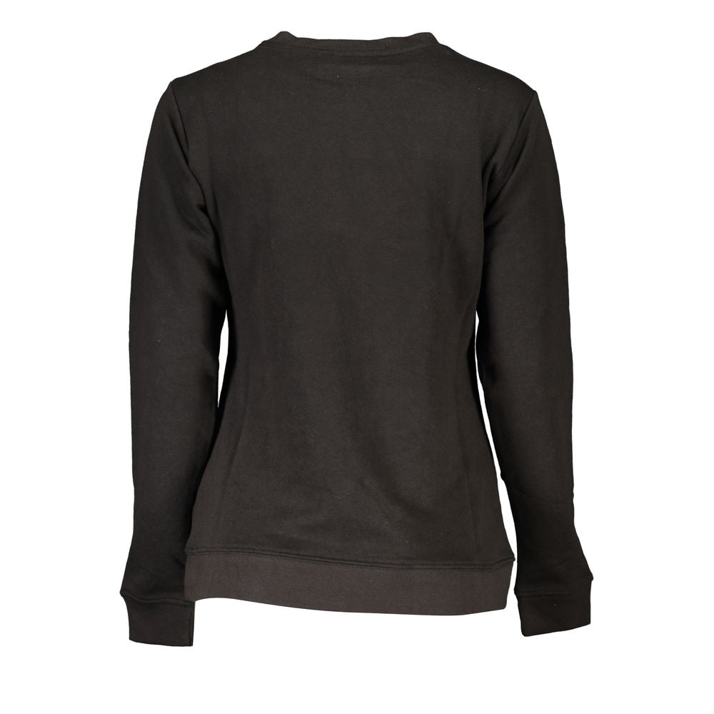 Black Cotton Sweater - GlamHub Luxury and Icon Brand Clothing