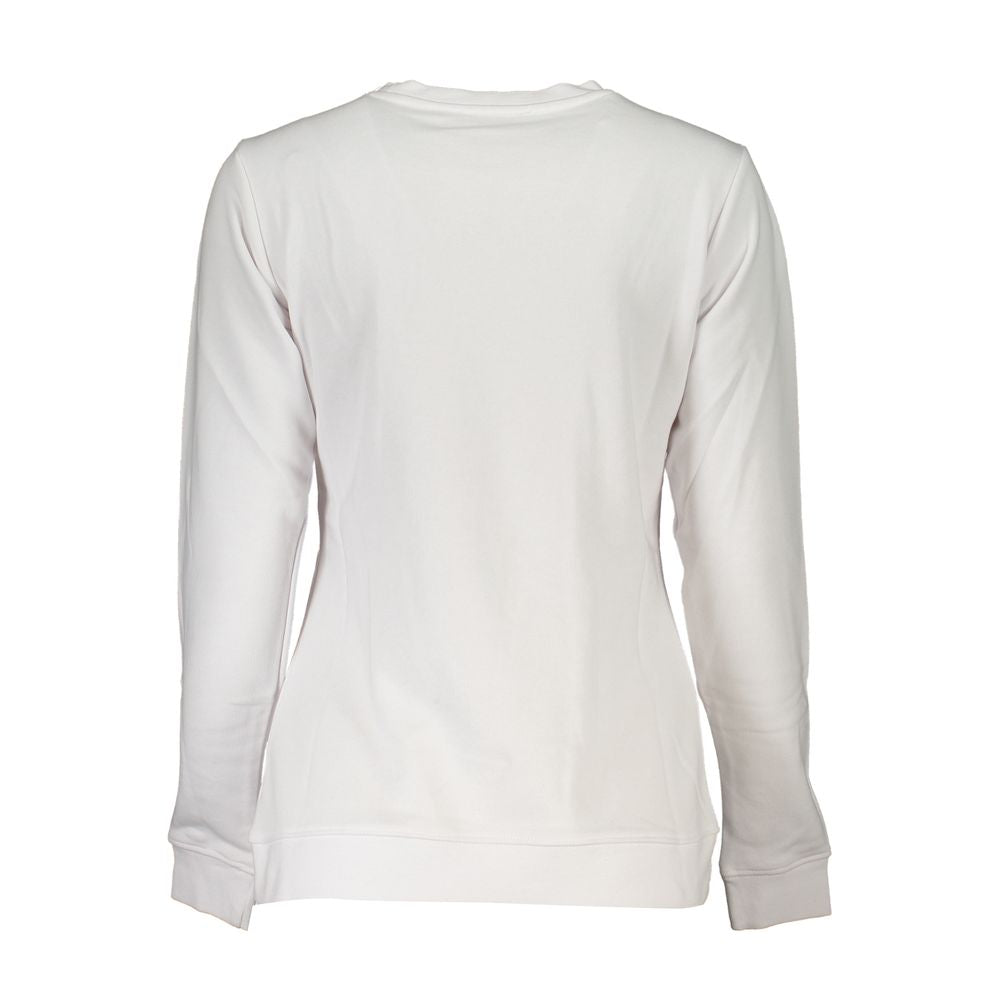 White Cotton Sweater - GlamHub Luxury and Icon Brand Clothing